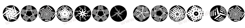 Primary Dots Lined字体转换